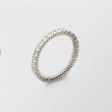 Bonnie Full Eternity 18K Whitegold Ring w. Diamonds