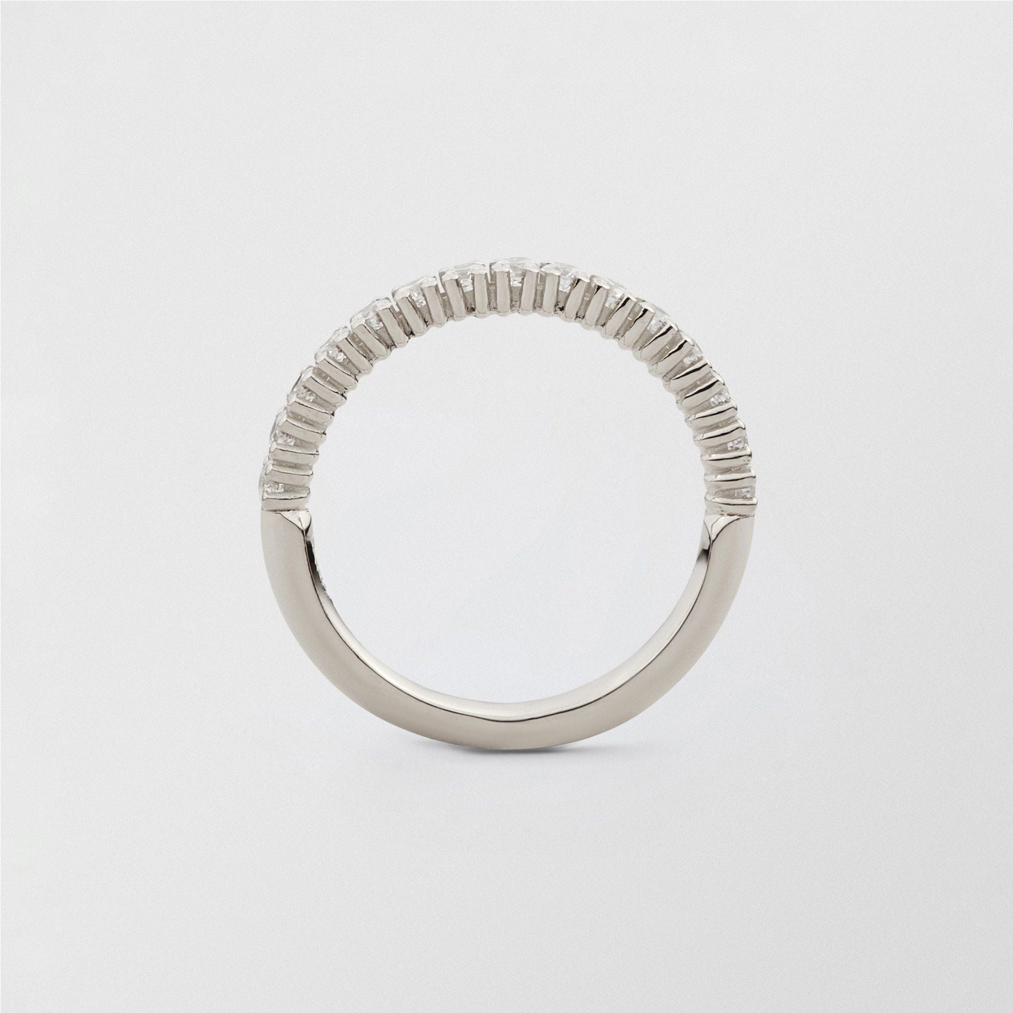 Bonnie Half Eternity 18K Whitegold Ring w. Diamonds