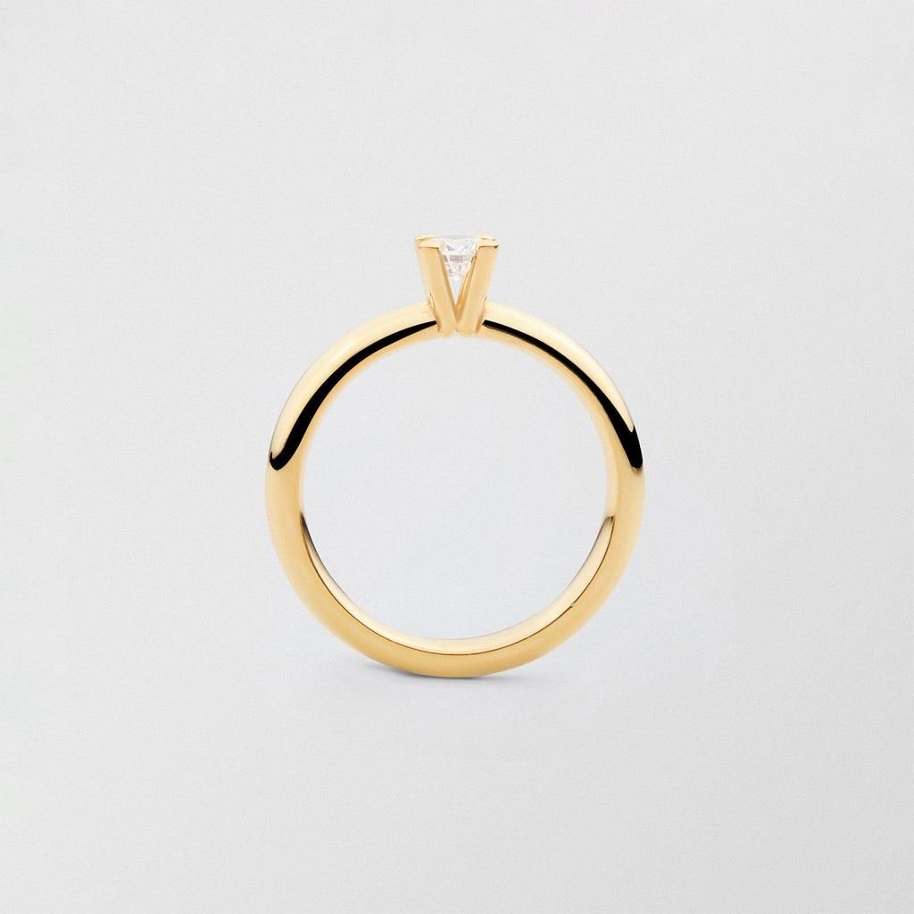 Bonnie 18K Gold Ring w. 0.30ct Diamond