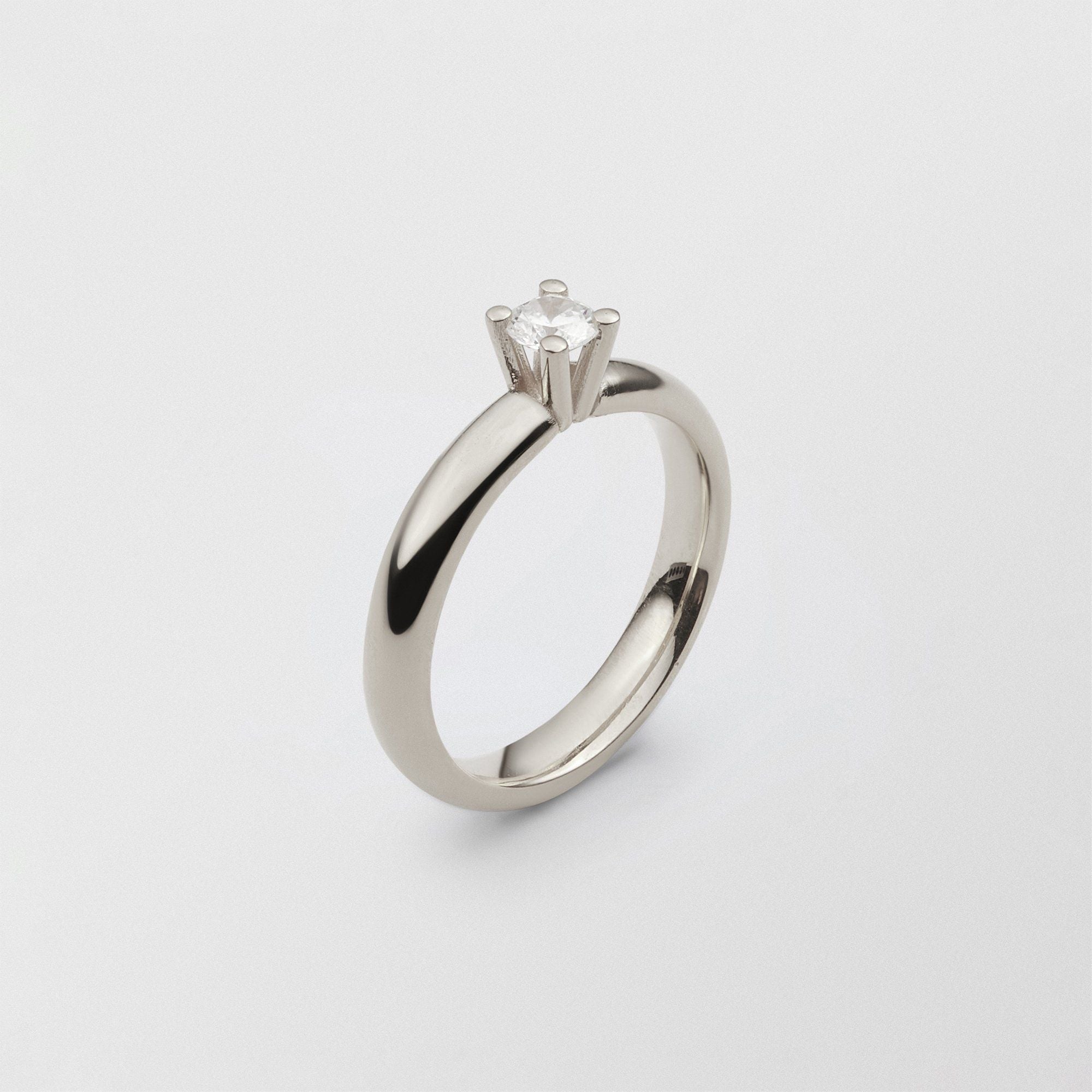 Bonnie 18K Whitegold Ring w. 0.30ct Diamond