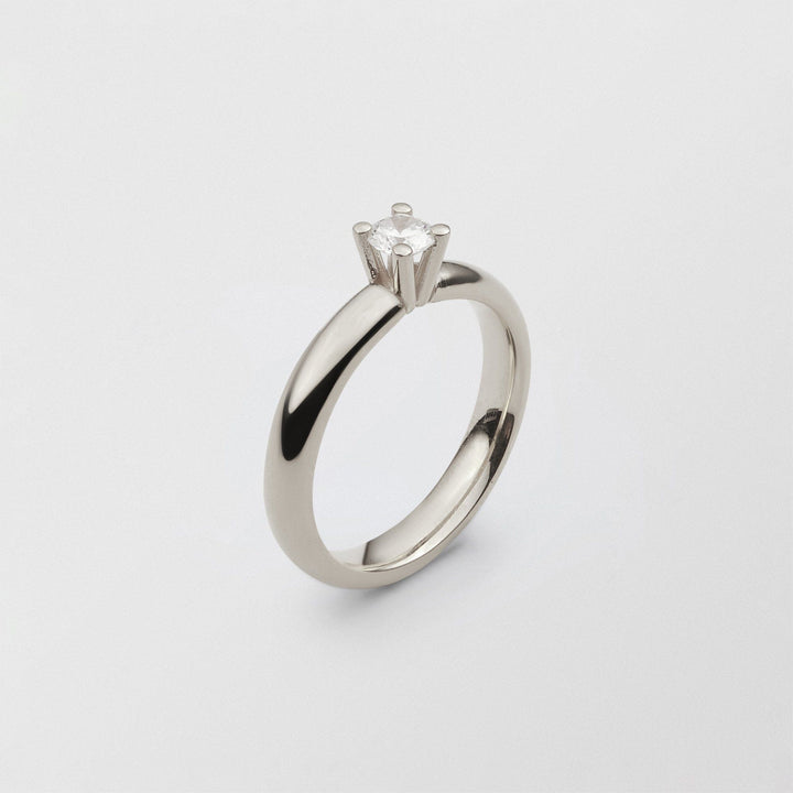 Bonnie 18K Whitegold Ring w. 0.30ct Diamond