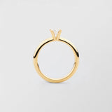 Bonnie 18K Gold Ring w. 0.50ct Diamond