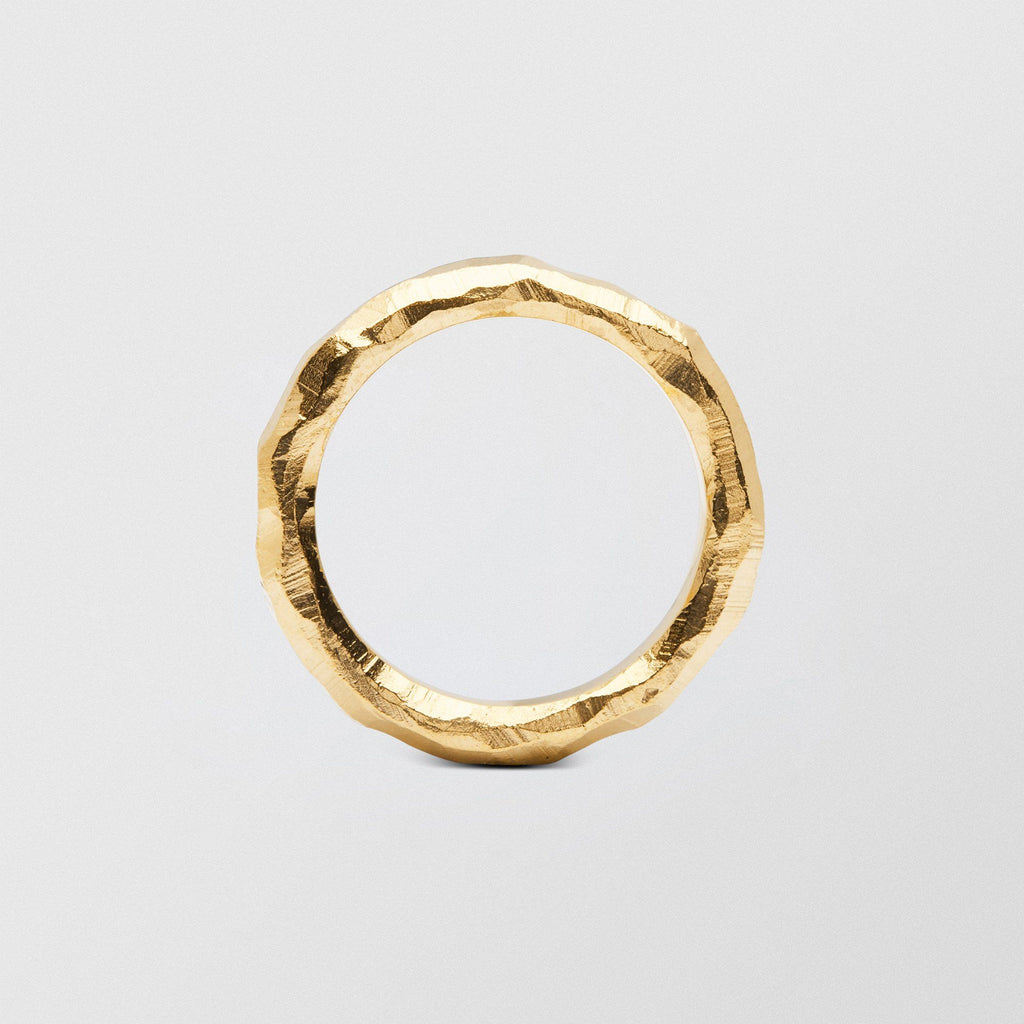 Mouse Plain 4.5mm 18K Gold Ring