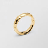 Mouse Plain 4.5mm 18K Gold Ring