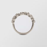 Frosty Half Eternity 18K Whitegold Ring w. Diamonds