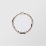 Frosty Solitaire 18K Whitegold Ring w. Diamond