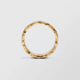 Rock Low Plain 6mm 18K Gold Ring