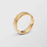 Rock Low Plain 6mm 18K Gold Ring
