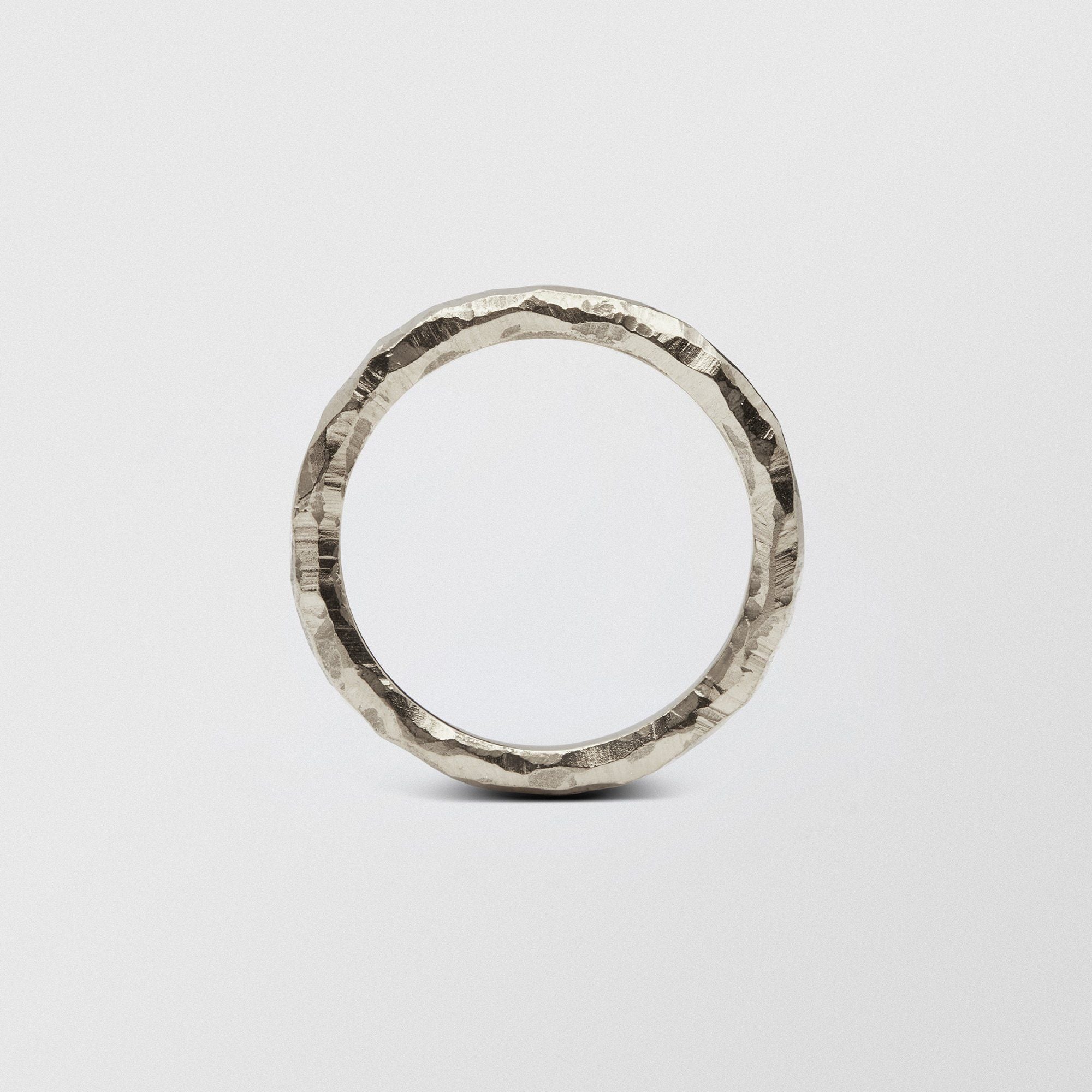 Ringo Plain 3mm 18K White Gold Ring