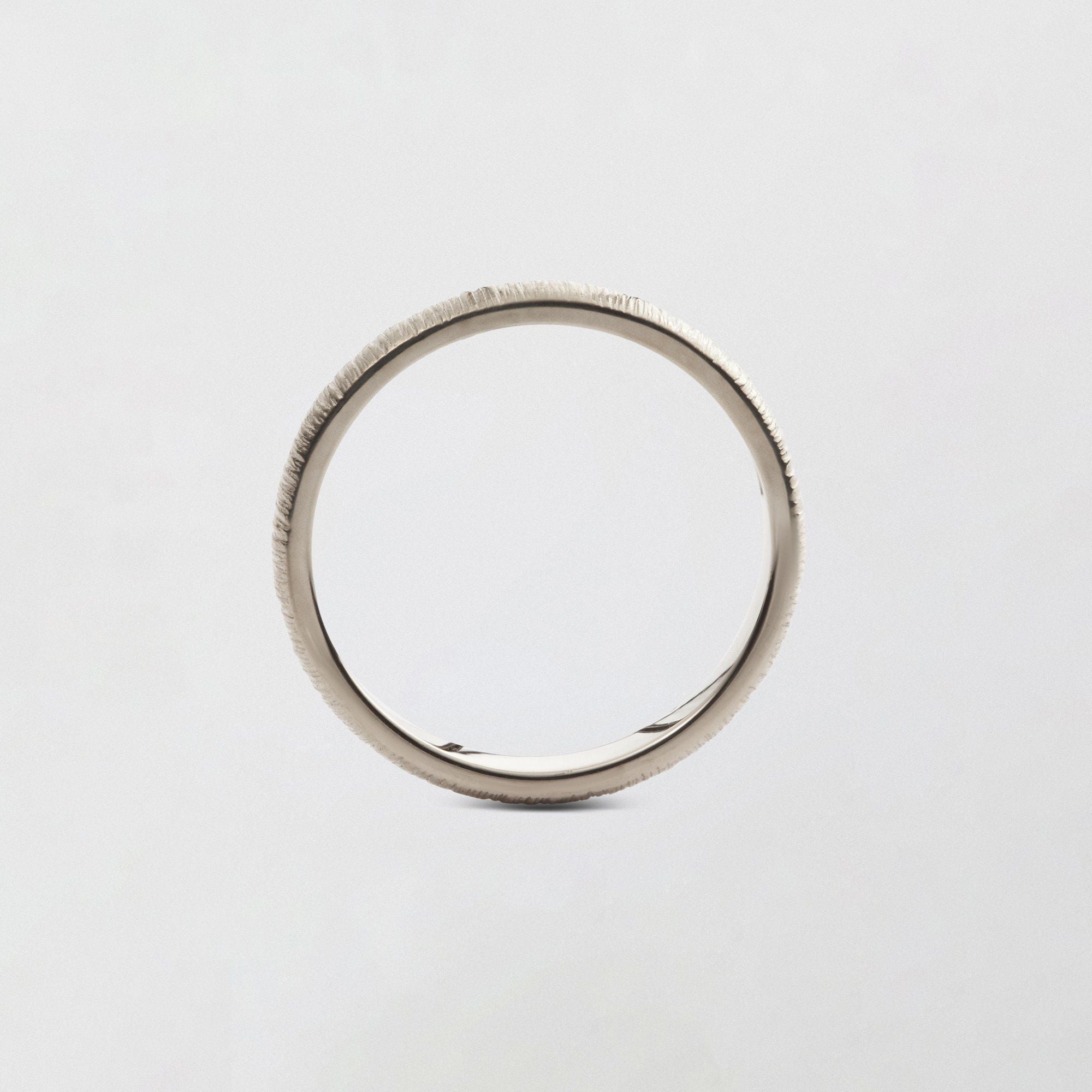 Randi Low Plain 3mm 18K Whitegold Ring