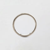 Randi Low Plain 3mm 18K Whitegold Ring