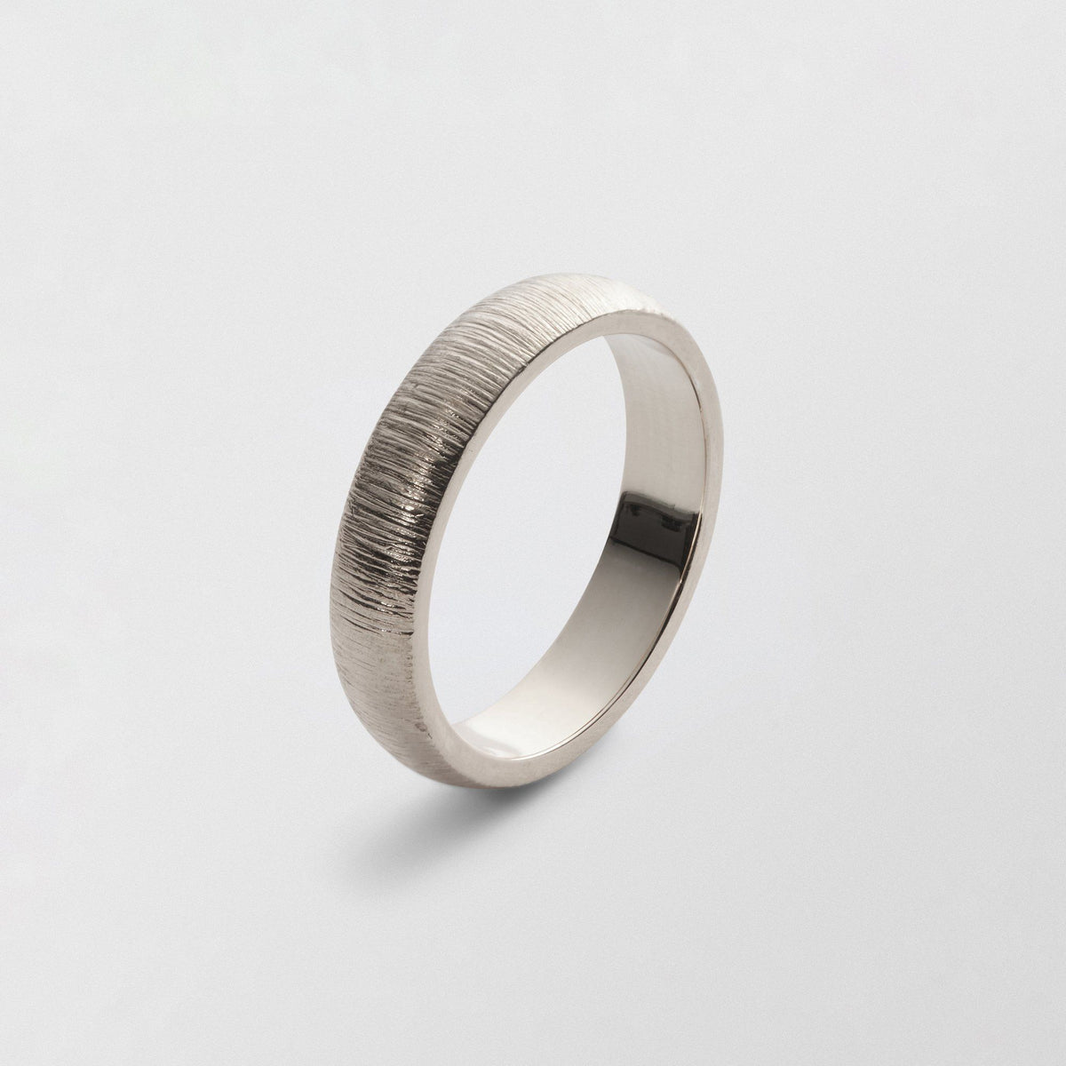 Randi Low Plain 5mm 18K Whitegold Ring