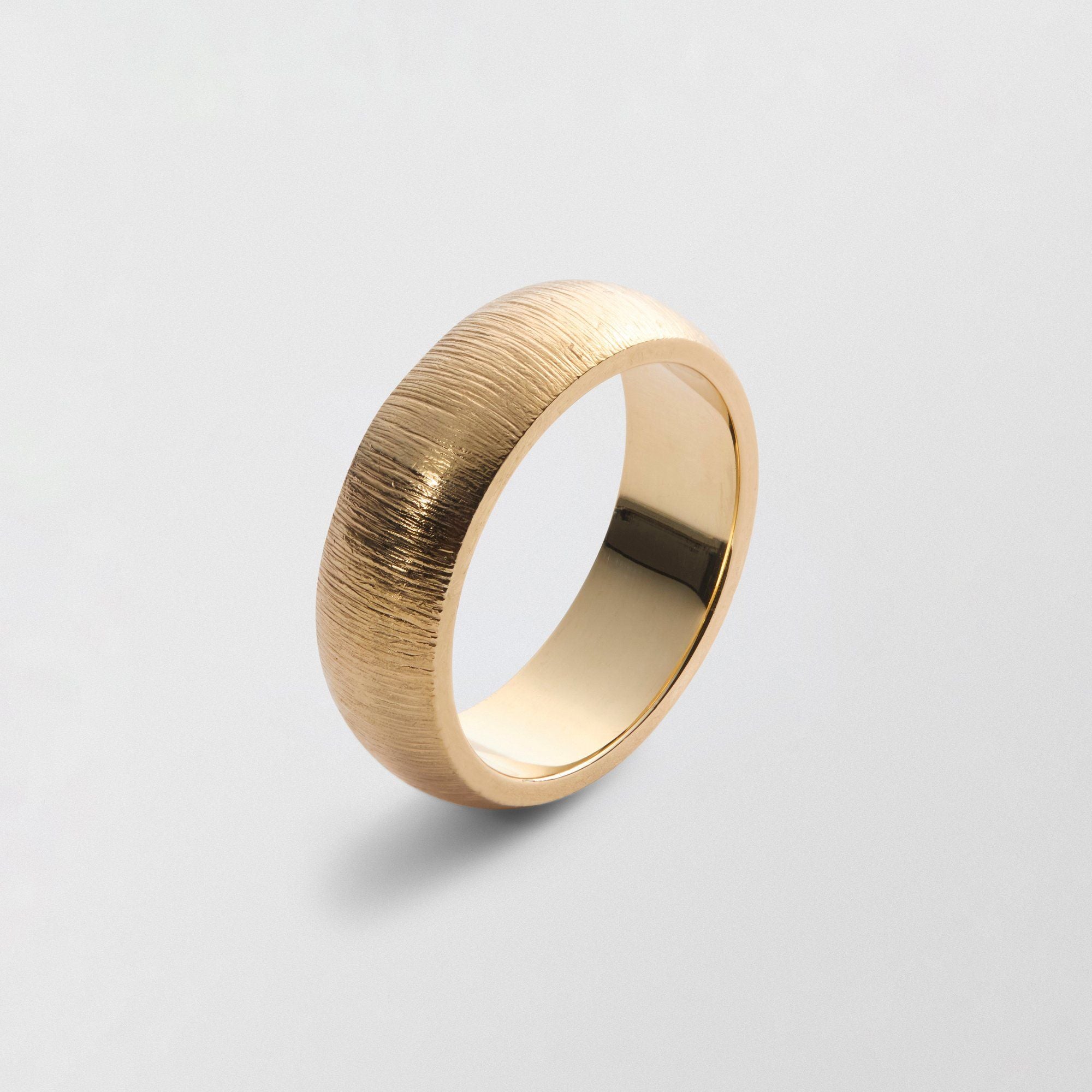 Randi Low Plain 7mm 18K Gold Ring – The Jewellery Room