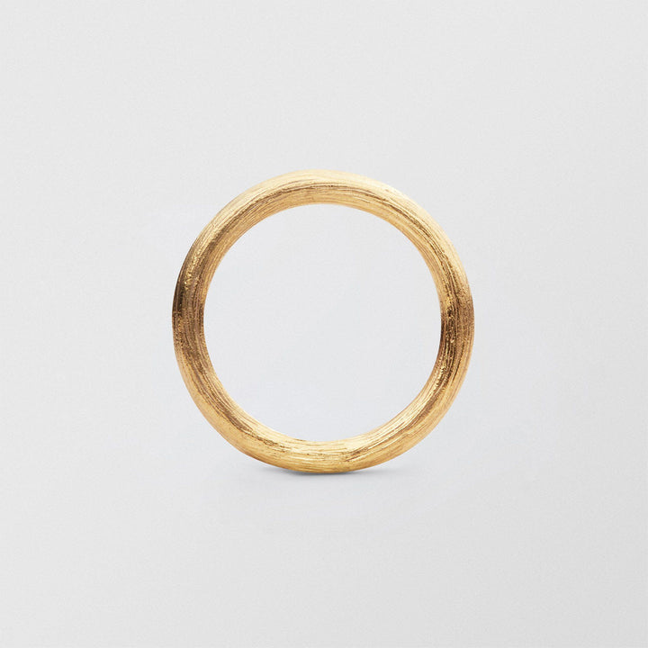 Vide Plain 3mm 18K Gold Ring