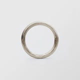 Vide Plain 3mm 18K Whitegold Ring