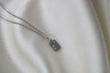 My Secret W 18K Whitegold Pendant w. Diamonds