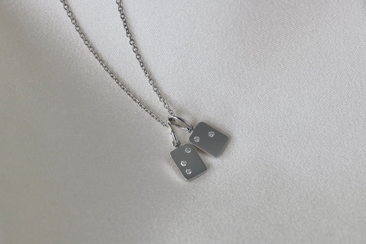 My Secret H 18K Hvidguld Vedhæng m. Diamanter