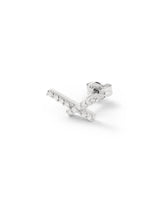 Intersection Pavé 14k Whitegold Studs w. Diamonds