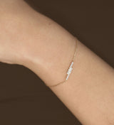 When Lightning Strikes 18K Rose Gold Bracelet w. Diamonds