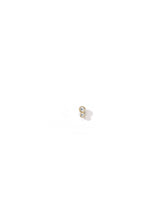 Elysia Whisper Duo 14k goldene Ohrstecker m. Diamanten