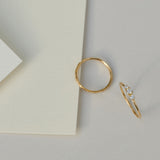 Wilderness Trilogie Goldring aus 18K mit Labordiamanten