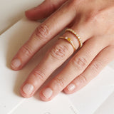 Wilderness Trilogie 18K Guld Ring m. Hvide & Gule Lab-Grown Diamanter