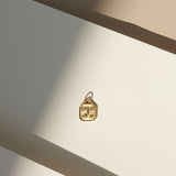 World Gold Day Bee 18K Gold Pendant w. Diamond