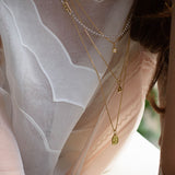 World Gold Day Bee 18K Gold Pendant w. Diamond