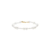 Eden 14K Gold Bracelet w. White Pearls