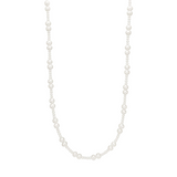 Eden 14K Guld Halskæde m. Hvide Perler