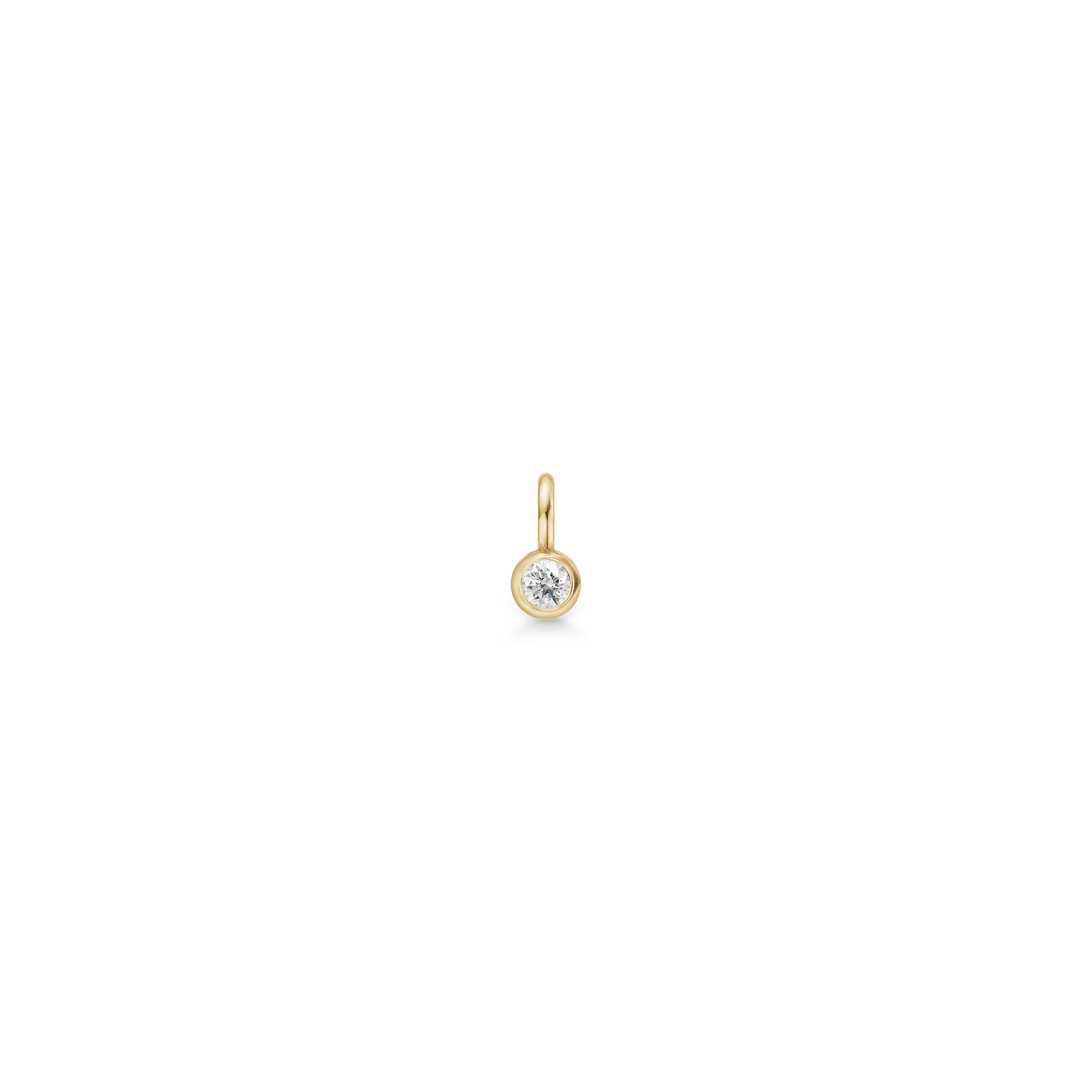 Purity 14K Gold Pendant w. Diamond