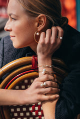 Precious 18K Gold Ring w. South Sea Pearls