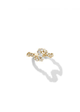 Elysia Orbit 14K Gold Ring w. Diamonds
