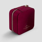 Silk Burgundy Jewellery box