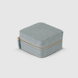 Raw Silk Light-green Jewellery box