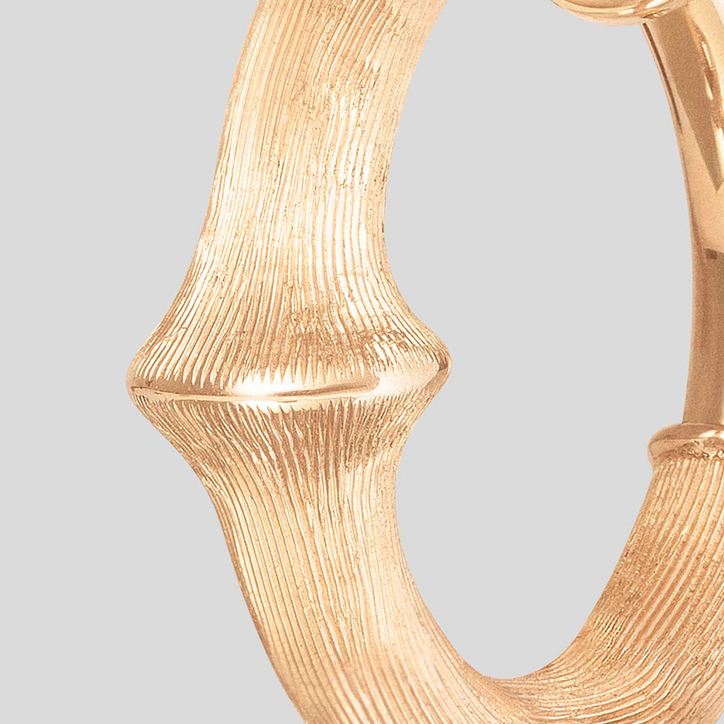 Small Nature 18K Gold Hoops