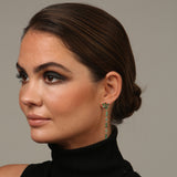 Artesia stern 18k Gold Ohrringe mit. Emeralds