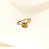 Love Seafire 18K, 22K & 24K Gold Ring w. Sapphire