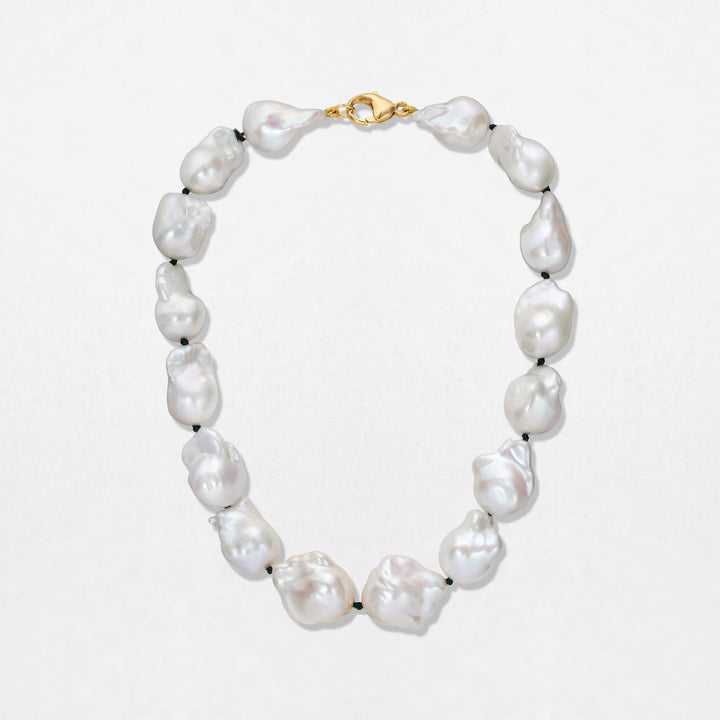 Baroque Pearl 18K Gold Necklace