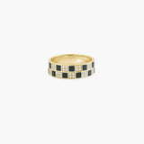 Illusion 18K Gold Ring w. Lab-Grown Diamonds