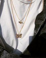 Bee Gold Plated Necklace