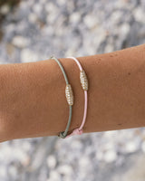 Pavé Cord Grøn 14k Hvidguld Armbånd m. Lab-Grown Diamanter