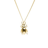 Beetle Silver Necklace
