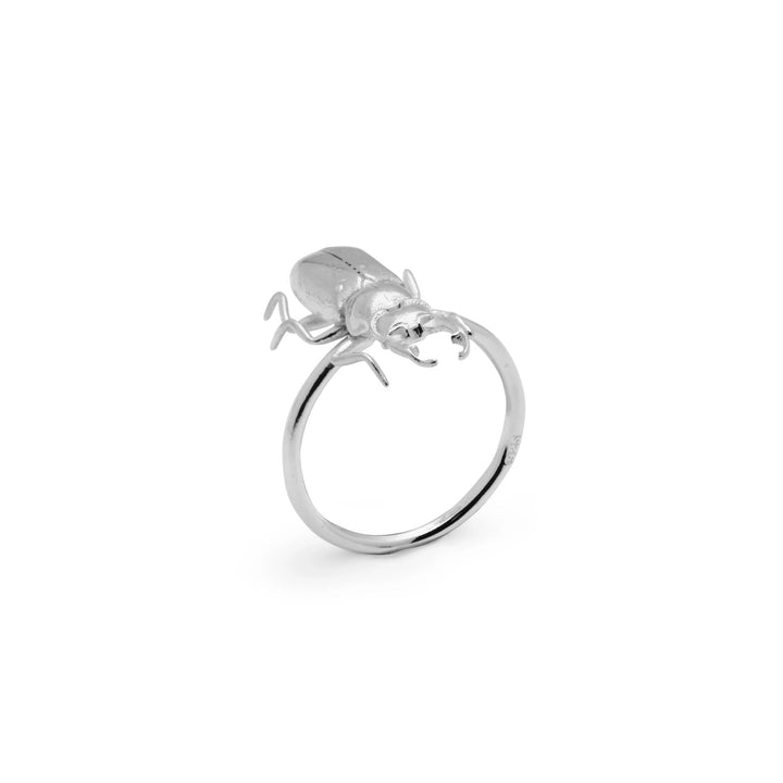 Beetle Silver Ring