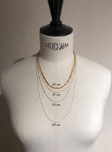 Plain 14K Gold Plated 45 cm Necklace