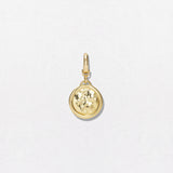 Mini Sun Disc 18K Gold Pendant