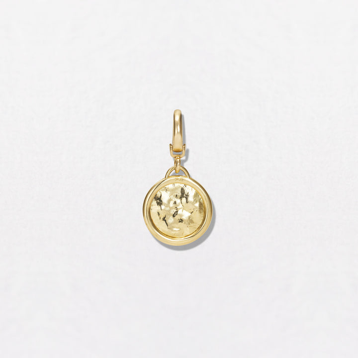 Mini Sun Disc 18K Gold Pendant