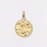 Sun Disc 18K Gold Pendant