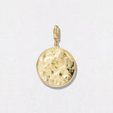 Sun Disc 18K Gold Pendant