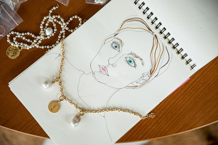 Baroque Pearl 18K Gold Pendant